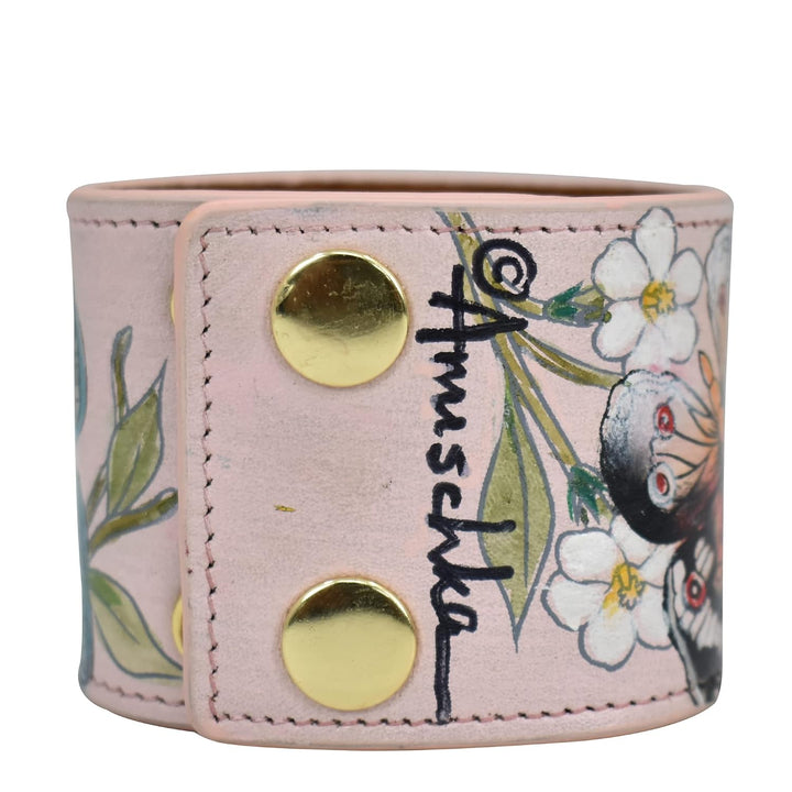 Anuschka Lederarmband für Frauen, Handbemalt, Grössenverstellbar Butterfly Melody, Butterfly Melody