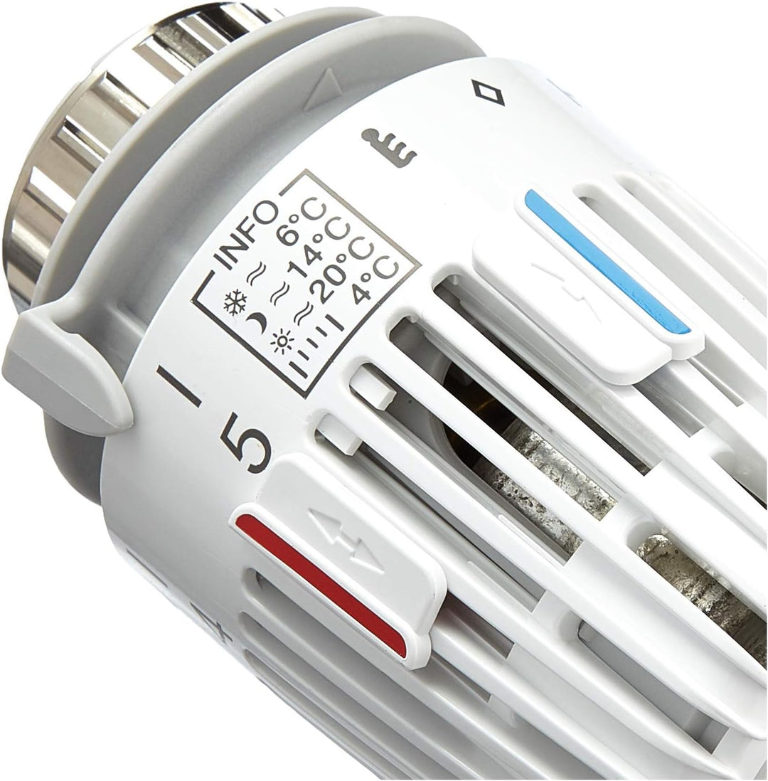 Heimeier Heizkörper Thermostatkopf Typ K weiss 4er Set
