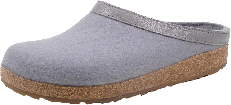 HAFLINGER Grizzly Torben 713001 Damen Herren Hausschuhe Pantoffeln Wolle 41 EU Grau, 41 EU Grau