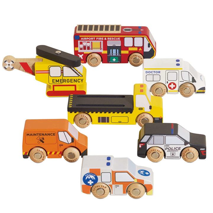 Le Toy Van – Pädagogisches Autos & Baustelle-Spielset aus Holz Werkzeuggürtel-Set für Rollenspiel |