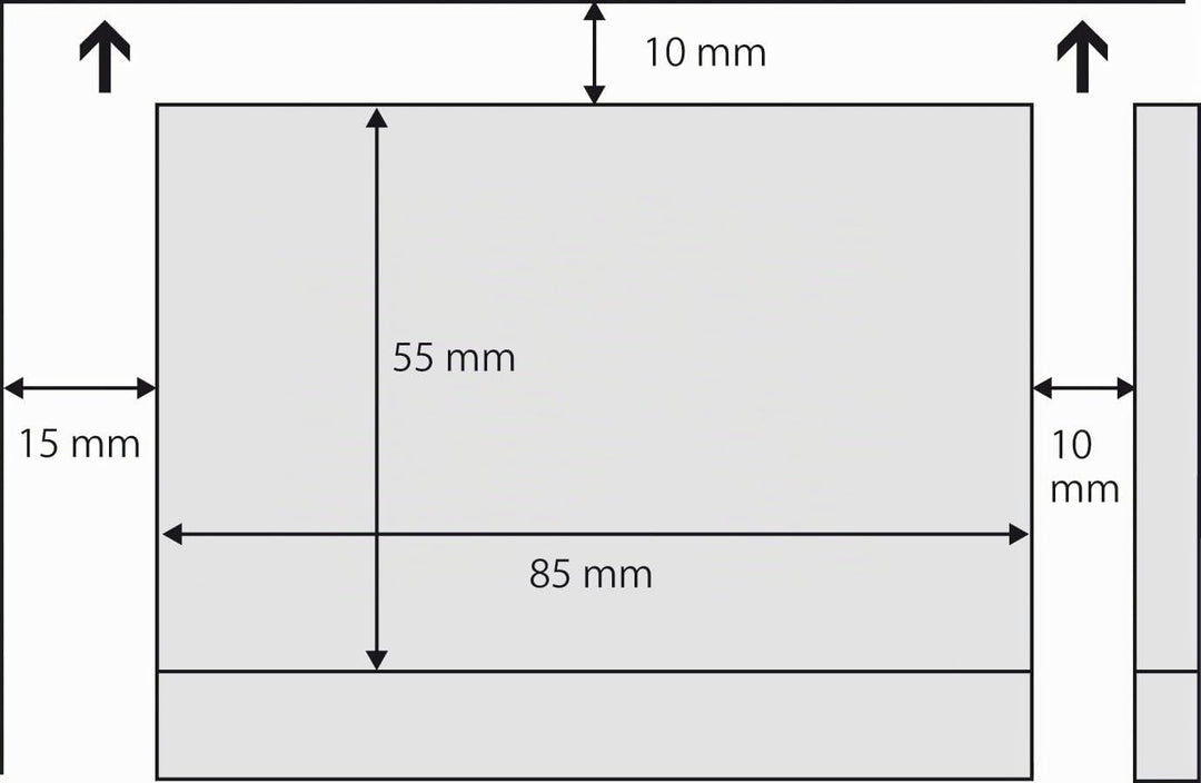 SIGEL LP797 bedruckbare Visitenkarten 3C, 1000 Stück (100 Blatt), hochweiss, glatter Schnitt rundum,