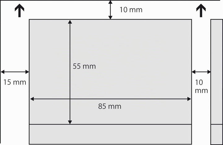 SIGEL LP797 bedruckbare Visitenkarten 3C, 1000 Stück (100 Blatt), hochweiss, glatter Schnitt rundum,