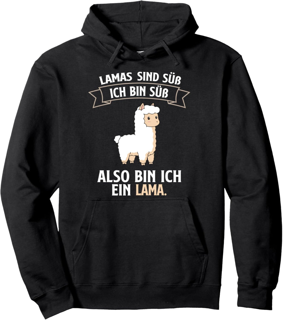 Süsses Lama Baby Ich bin ein Lama Alpaka Geschenk Pullover Hoodie
