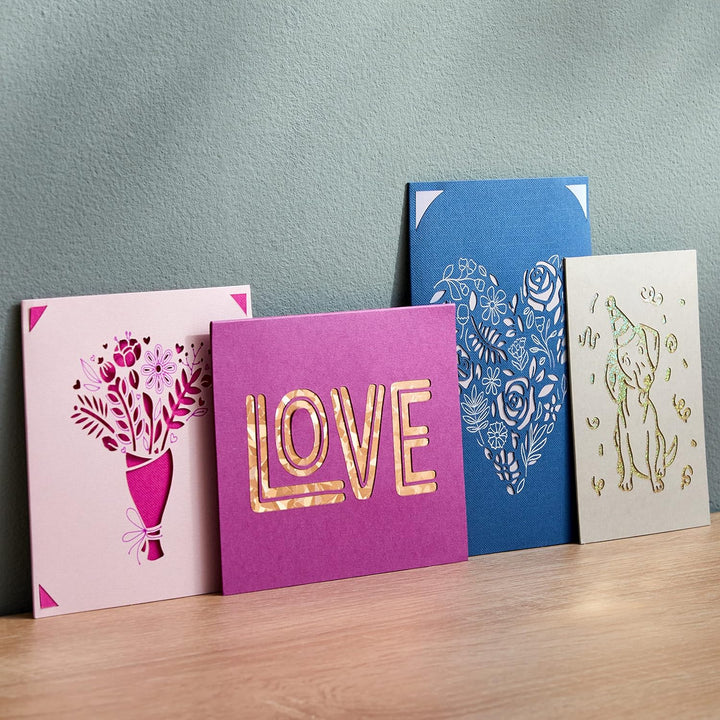 Cricut Kartenmatte - 2x2 | Kompatibel mit allen Cricut Kartengrössen | Erstellen Sie individuelle Ka