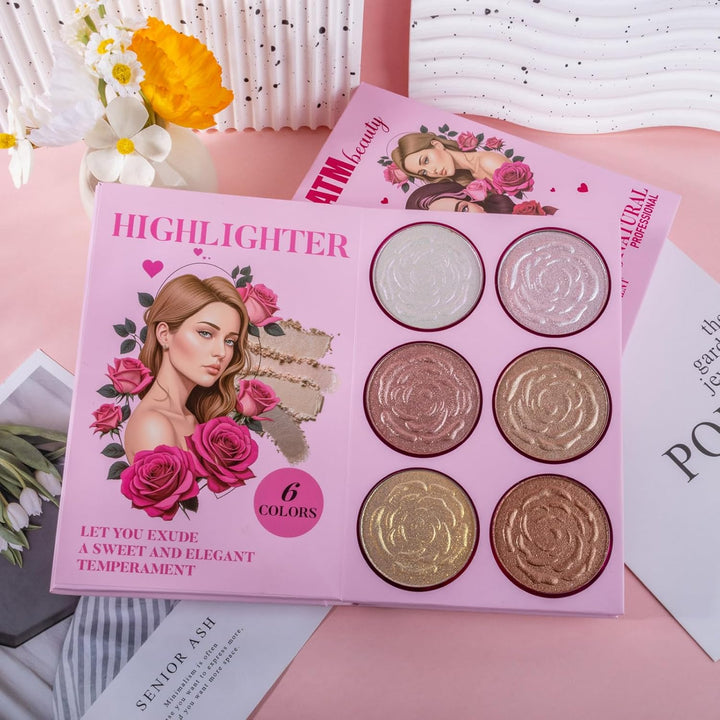 RoseFlower Profi Schminke Set Makeup Paletten Make Up Set Schminkkoffer Teen Make-up-Palette Tragbar