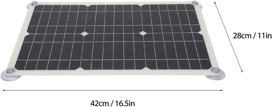 100 W 18 V Solarpanel-Set, Batterieladegerät, Tragbarer USB-Controller, Monokristallines Panel-Lades