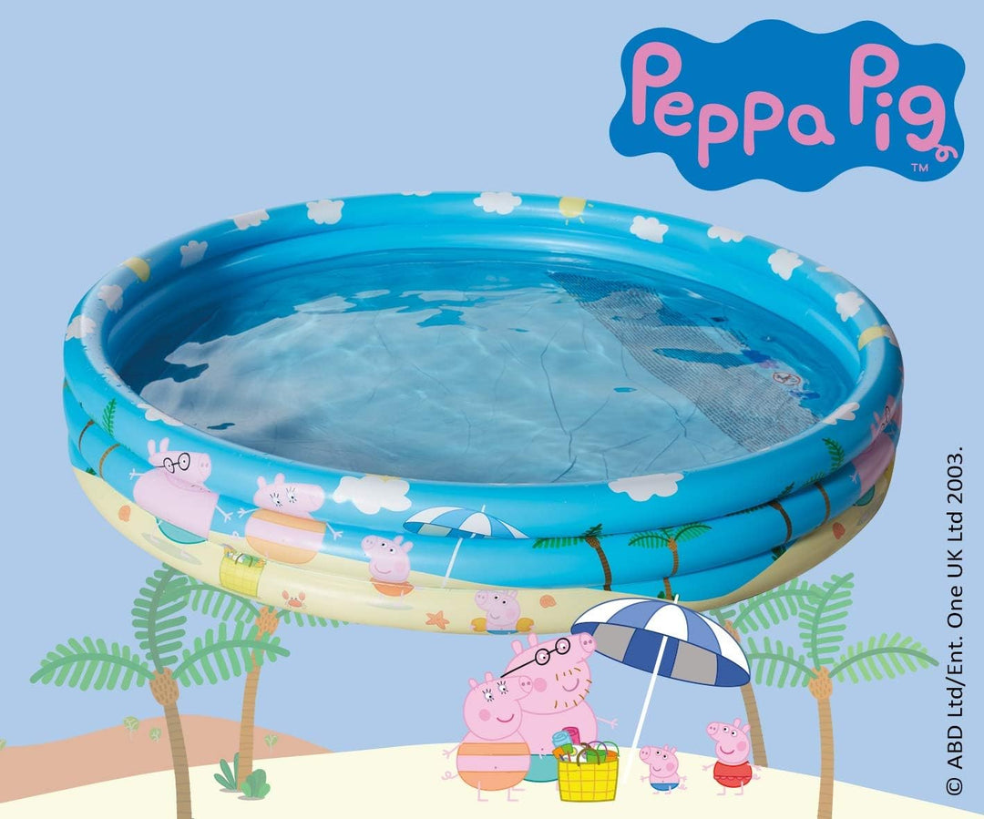 Happy People GmbH & Co.KG PEP Peppa Pig 3-Ring-Pool, ca. 150x25cm