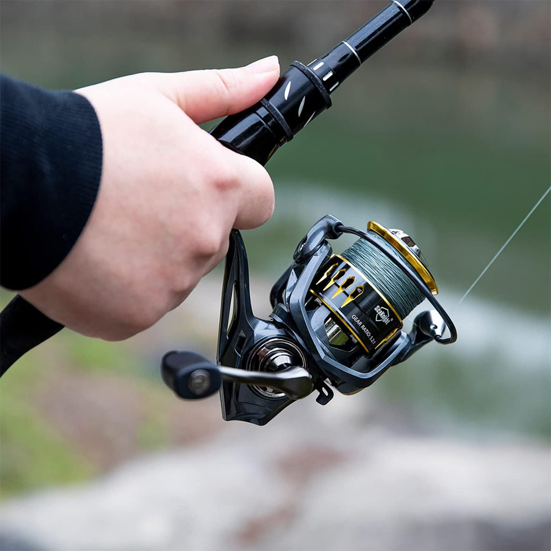 SeaKnight Spinnrolle 8+1BB Ultraleichte Angelrolle Karpfen 4.9: 1 5.2: 1 Frisches Wasser Max Drag 29