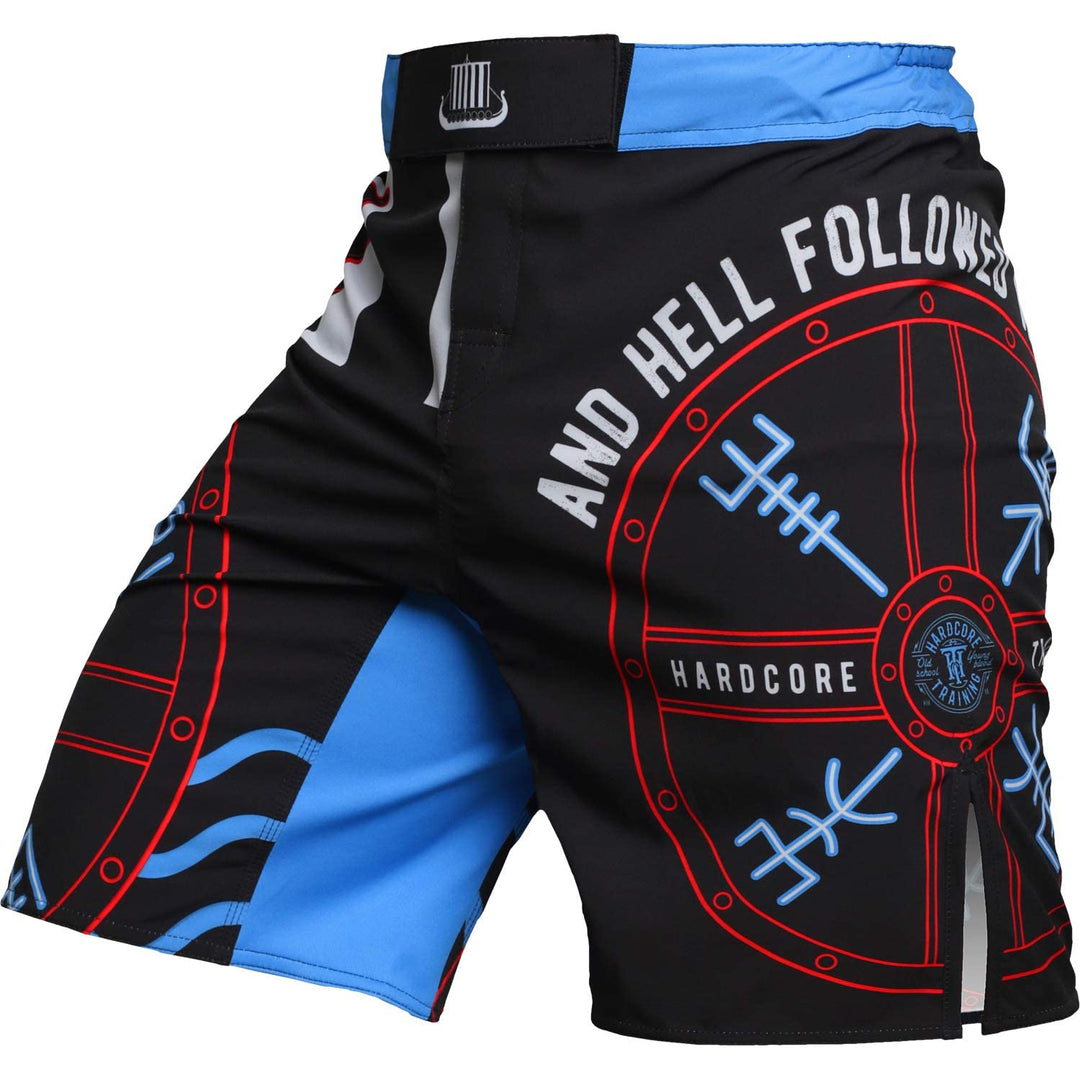 Hardcore Training Fight Shorts Kurze Hose Herren Kampfshorts Männer BJJ Grappling Boxen MMA No Gi Cr