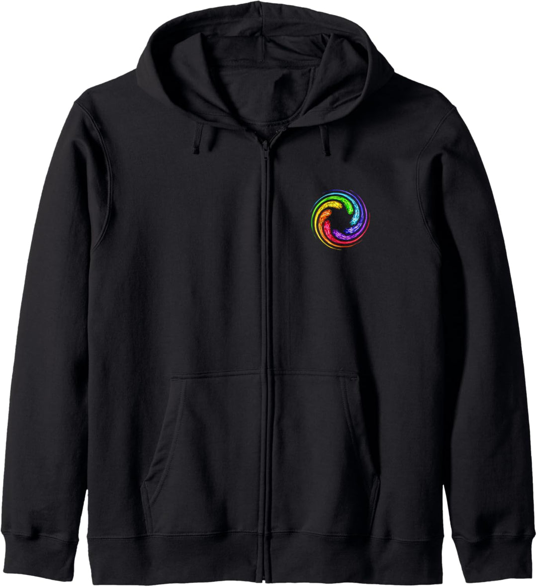 Chakra, Spirale, Yoga, Regenbogen, spirituelle Symbole Kapuzenjacke
