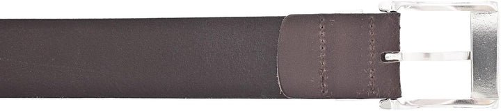 MUSTANG Herren Ledergürtel MG2164L15 40mm Gürtelbreite Schwarz Braun 80-115cm W100 Dark Brown 0691,