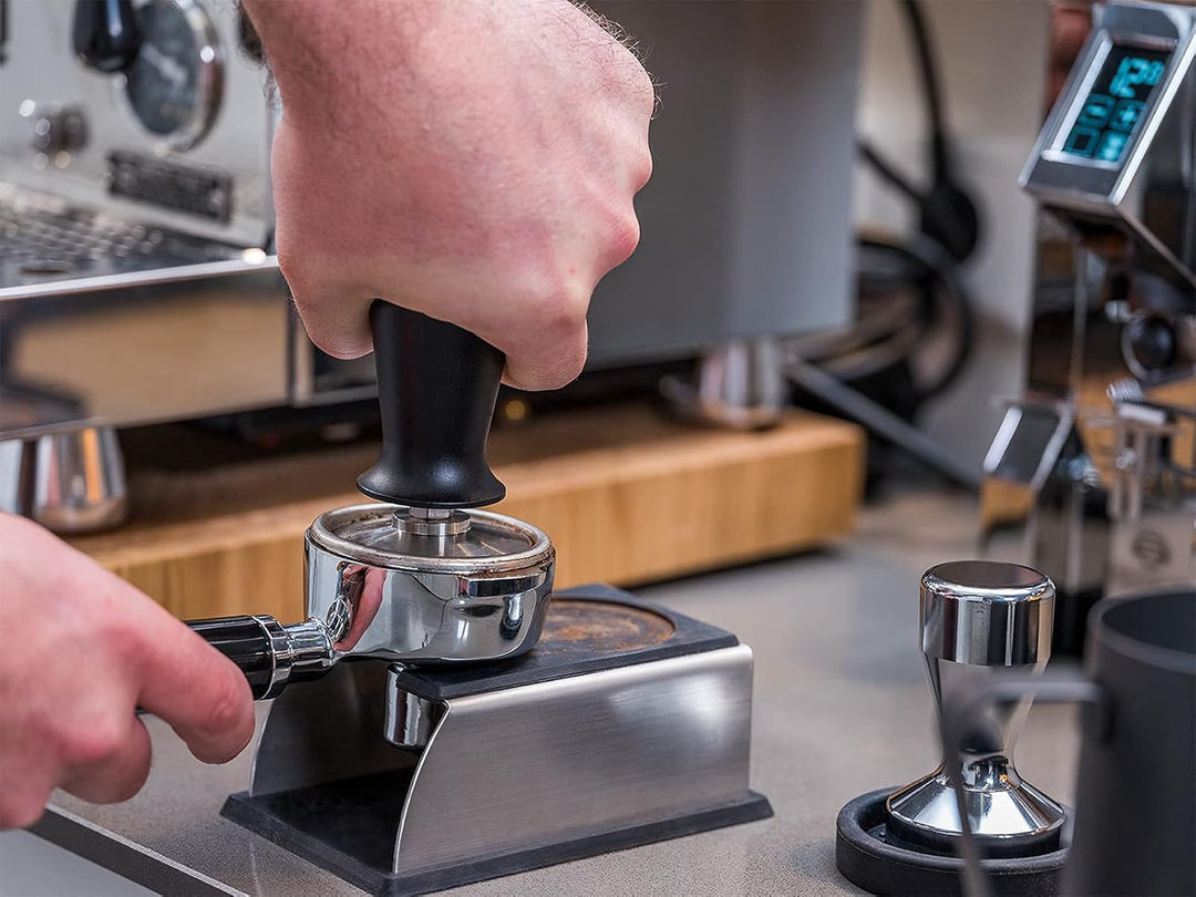 Barista Edition, Premium Tamper, Kaffee Verdichter Ø 51 mm Base, H: 10 cm, rostfreier Edelstahl, Esp