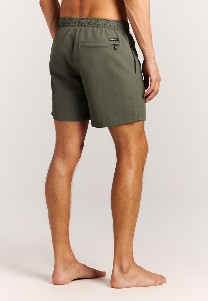 Protest Herren Badeshorts Faster XS Grey Green, XS Grey Green