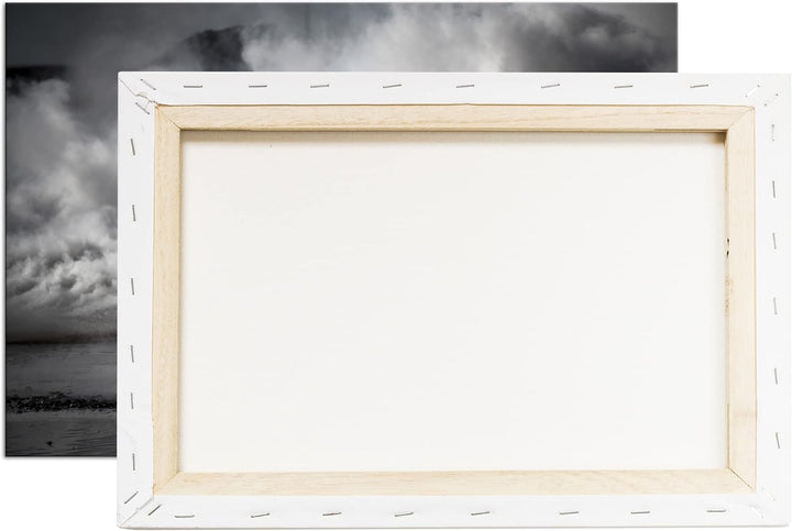 Helden des Feuers - Die Feuerwehr Format:90x60 cm als Leinwandbild, Motiv fertig gerahmt auf Echthol