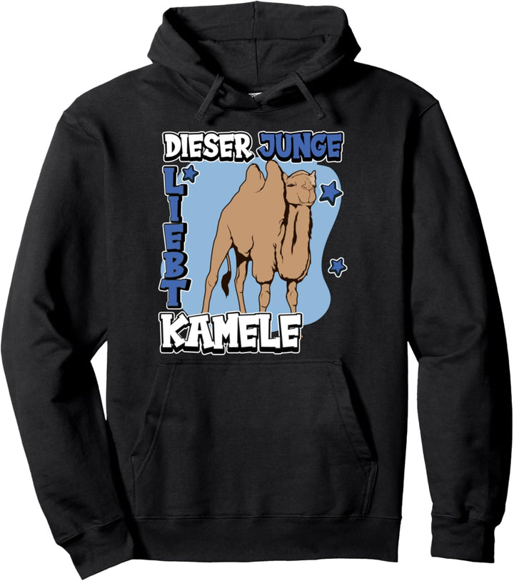 Kinder Kamel Sachen Dieser Junge liebt Kamele Pullover Hoodie