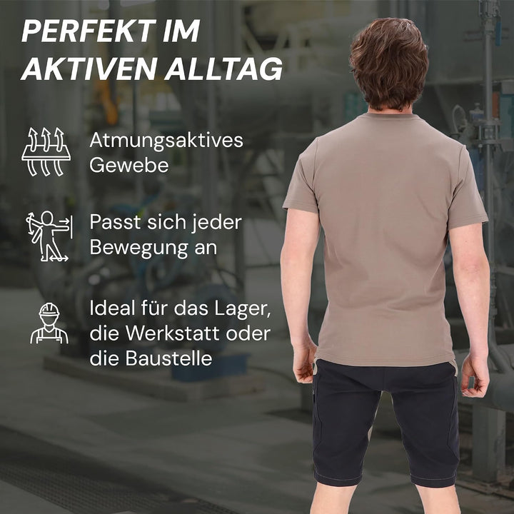 PUMA Workwear Advanced Kollektion - T-Shirts für Herren - Brusttasche und Utility Fach an der Schult