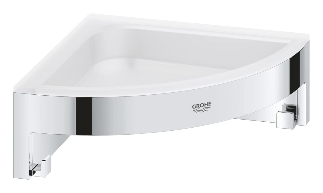 GROHE Start Cube - Eckseifenschale (für Eckmontage, langlebig), chrom, 41106000, Chrom