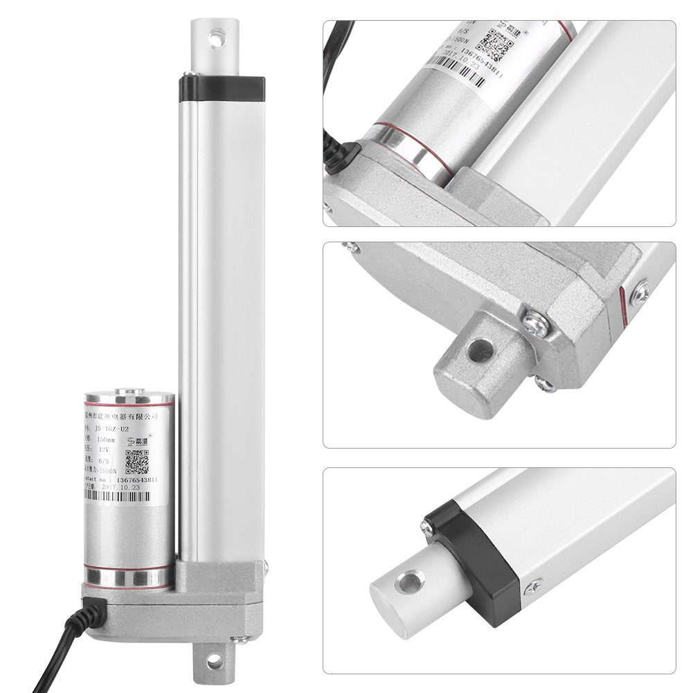 Linearantrieb 12 V DC Linear Actuator Motor Zylinderhub 50/100/150/250/300mm 150 KG 330 Pfund Max He