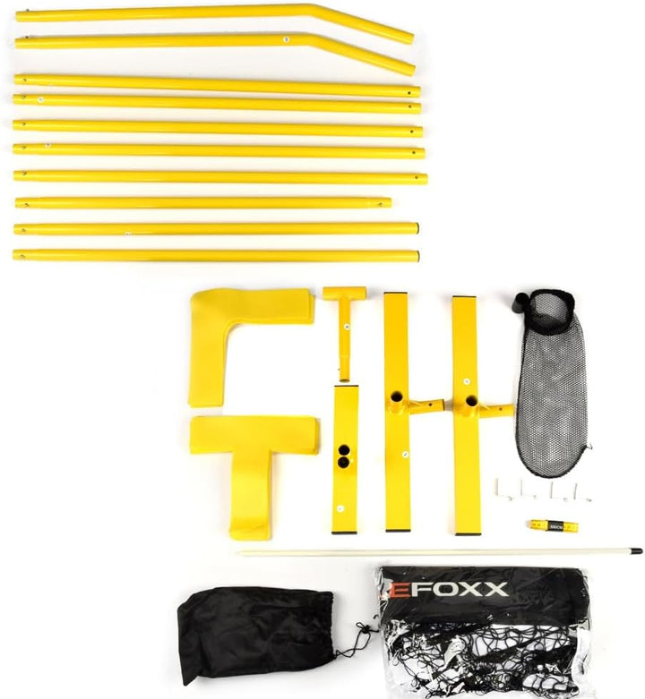 PICKLEFOXX Pickleball Set Netz mit Balltasche und Bodenmarkierung