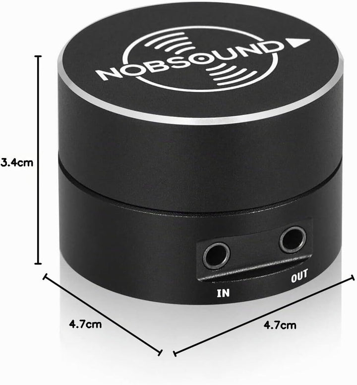 Nobsound Mini 3.5 mm Volume Control Button Speaker Audio Adjuster Box for PC/Amplifier 3.5mm AUX Pre