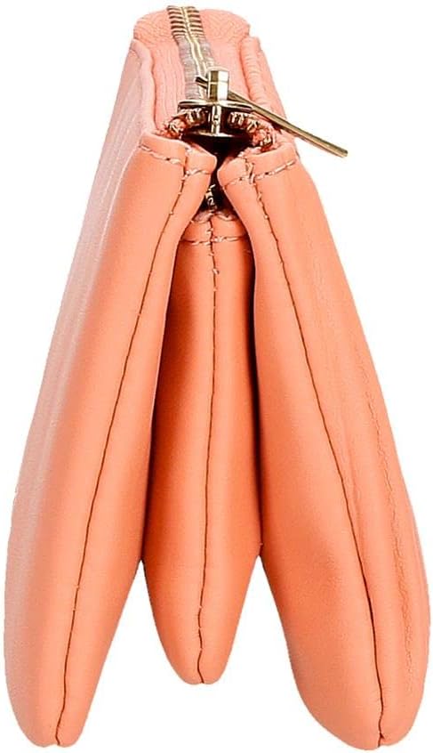 Pepe Jeans Aurora Geldbörse drei Fächer Orange 17,5 x 9,5 x 2 cm Kunstleder Orange dreifache Geldbör
