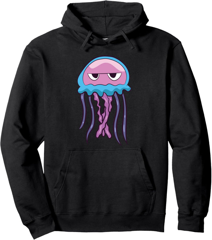 Lustige Qualle Ozean Liebe Aquarium Qualle Pullover Hoodie