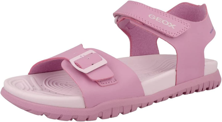 Geox Mädchen J Fommiex Gir Sandal 32 EU Dk Pink Lt Lilac, 32 EU Dk Pink Lt Lilac