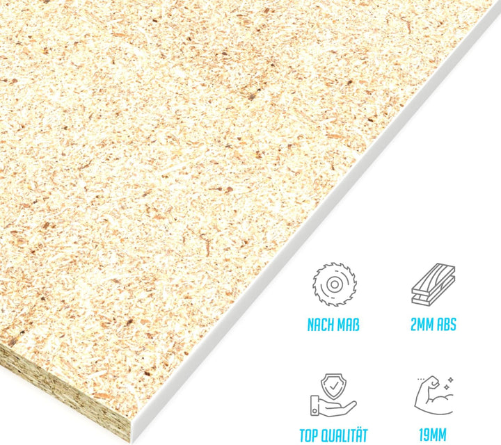 Einlegeboden Regalboden Holzboden 19mm nach Wunschmass max. 1000mm breit x 600mm tief Zuschnitt Anfe