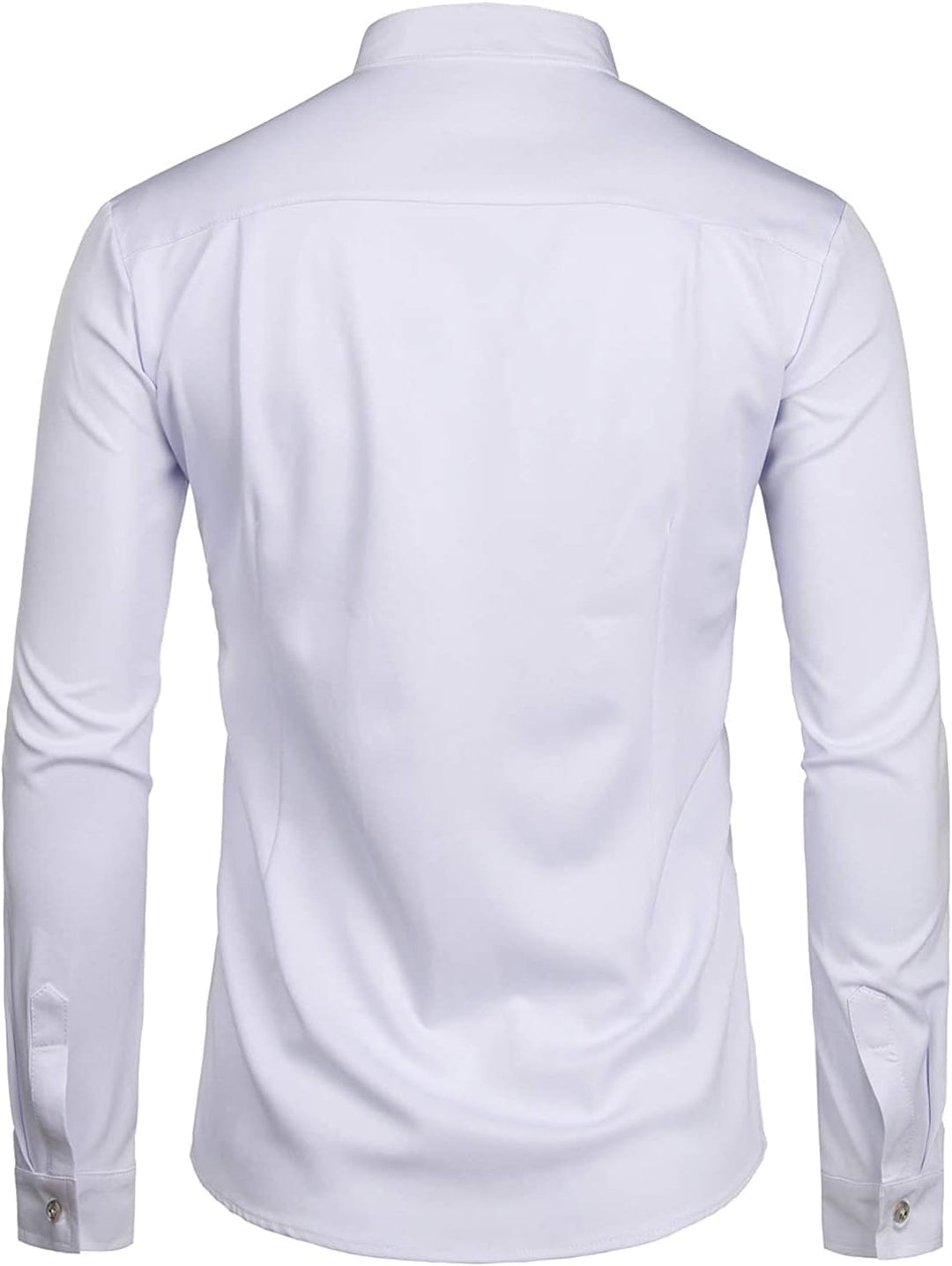 PARKLEES Herren-Smokinghemd, schmale Passform, langärmelig S Z69-weiss, S Z69-weiss
