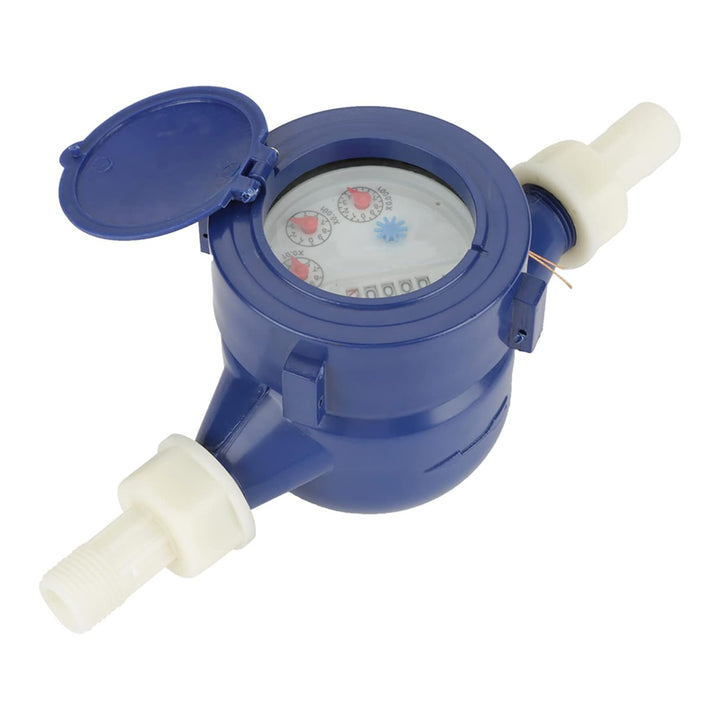 DN15 Kaltwasserzähler, Wasserzähler Durchfluss DN15 Wasseruhr Anschluss Kaltwasser-Durchflussmesser