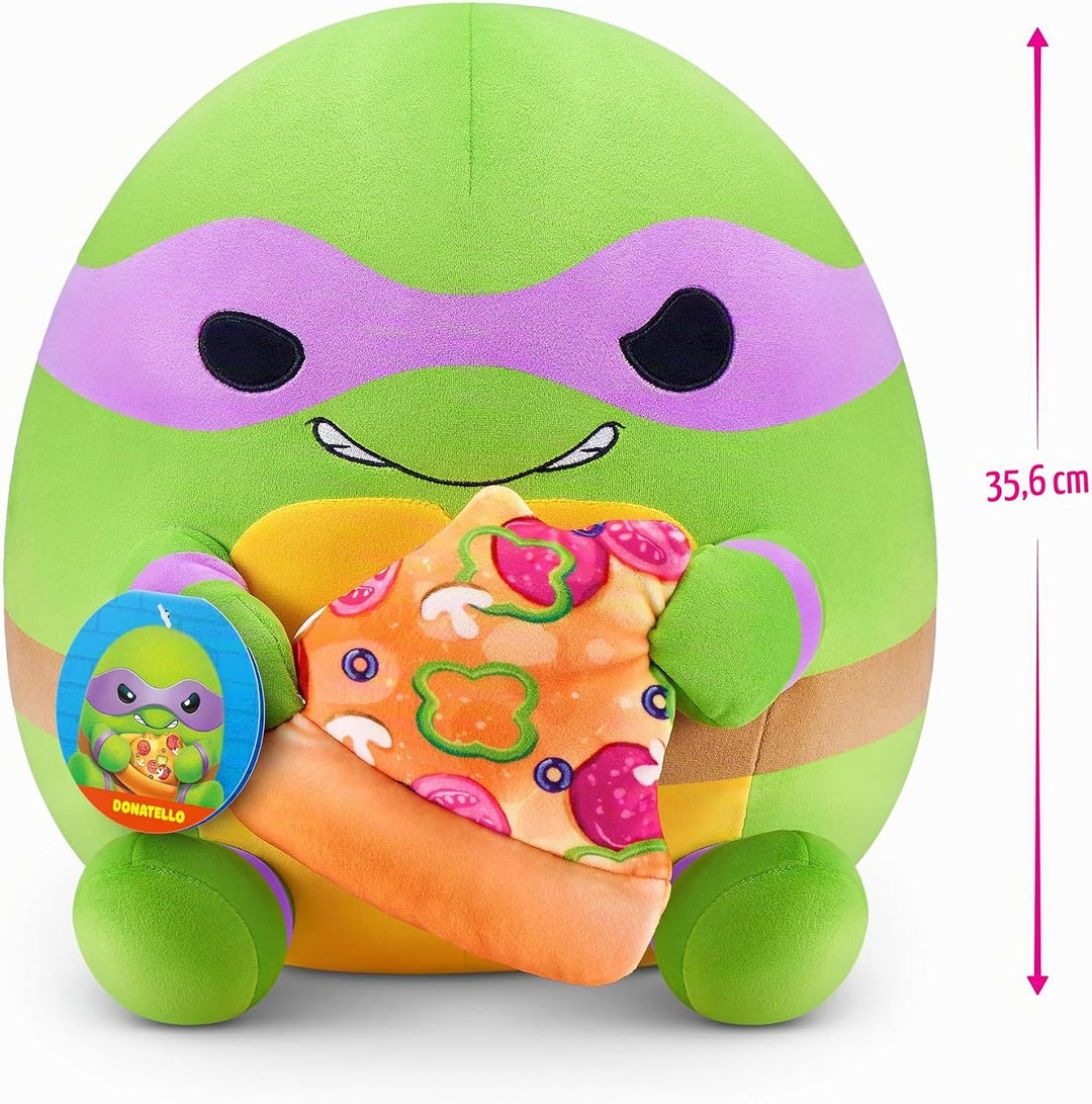 Snackles Teenage Mutant Ninja Turtles Edition von ZURU, 35 cm, Plüsch, flauschig-weiches, 35 cm gros
