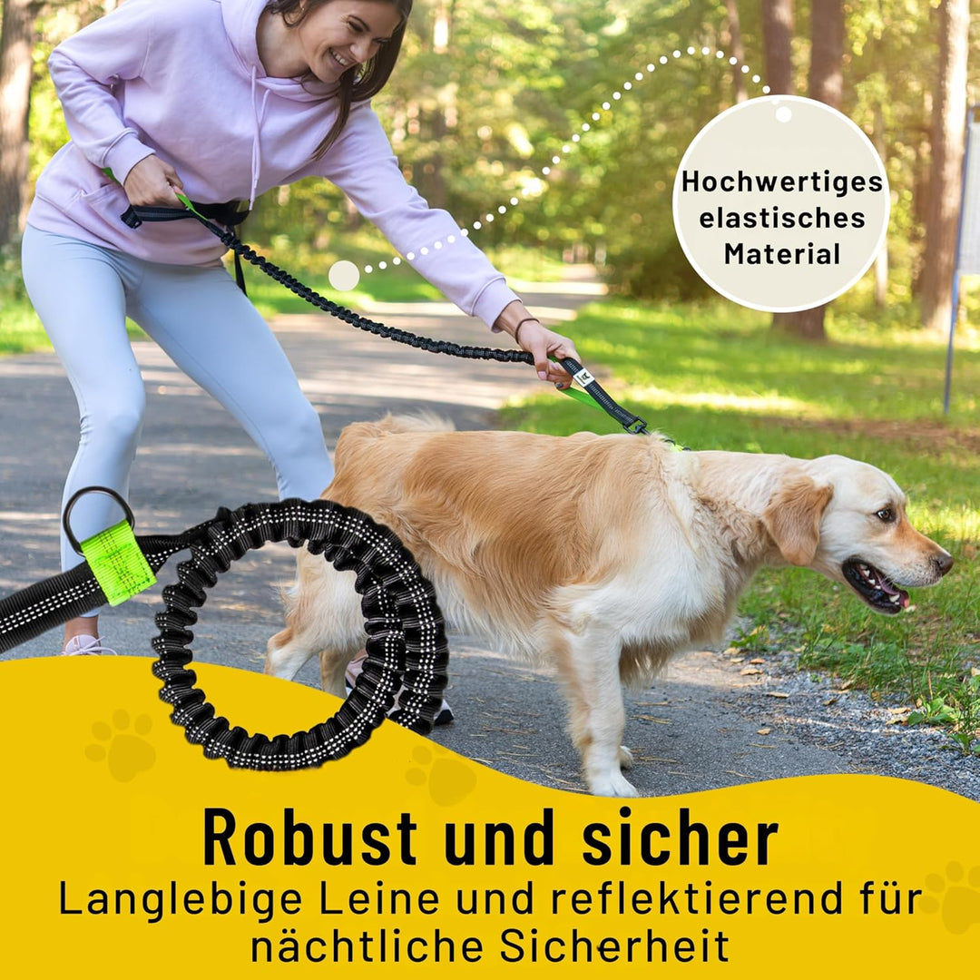 Hundefreund Bungeeteil für Joggingleine | Verlängerung für Hundeleine | Ersatzleine mit elastischem