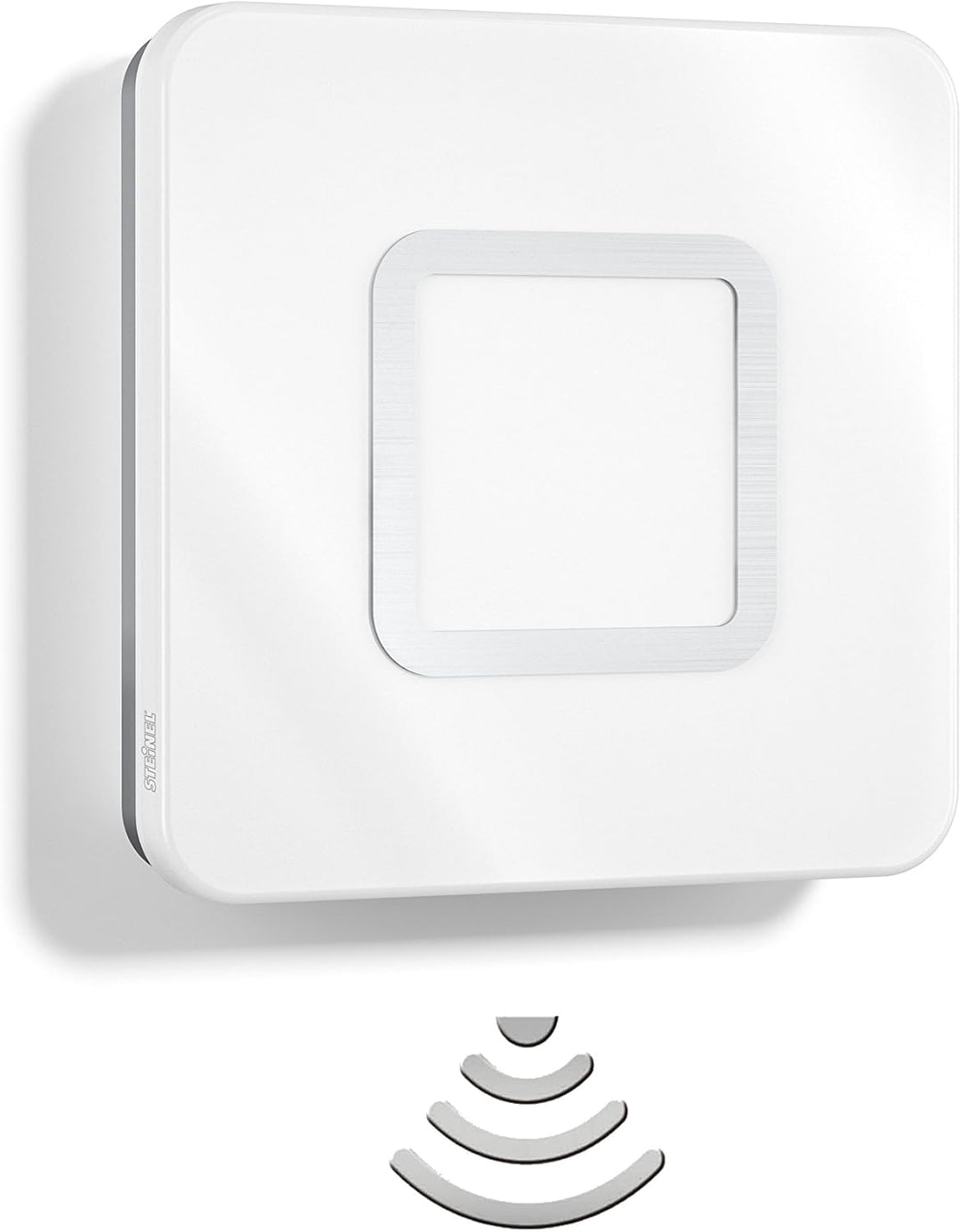 Steinel LED Innenleuchte RS LED M1 S Edelstahl, 8.8 W LED Wandlampe, 759 lm, 360° Bewegungsmelder, m
