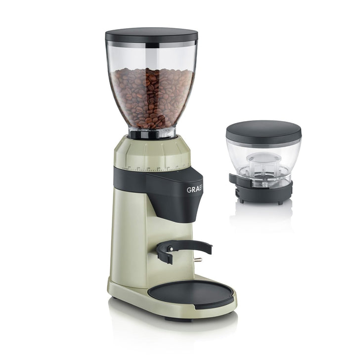 GRAEF Kaffeemühle CM8007 | Mühle für Kaffeebohnen | elektrische Bohnenmühle mit LED Beleuchtung | Ma