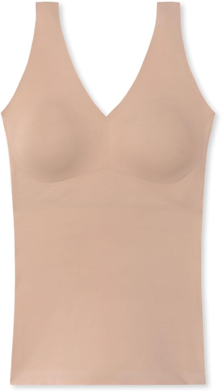 Schiesser Damen Trägertop mit Herausnehmbaren Pads-Invisible Soft Unterwäsche 42 Maple_170365, 42 Ma