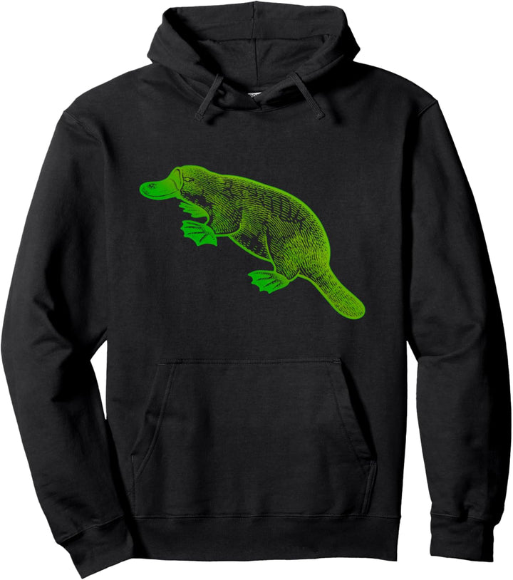 Vintage Schnabeltier Platypus Pullover Hoodie