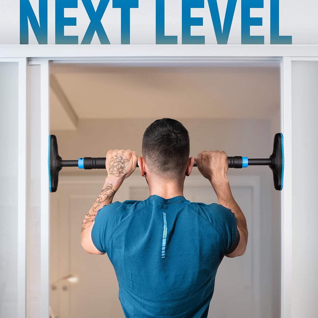 NEOLYMP Klimmzugstange Türrahmen ohne Schrauben mit Pull up Bar E-Book - Klimmzugstange verstellbar