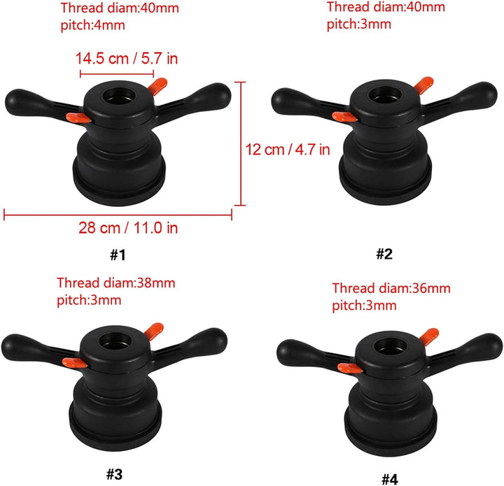 Wheel Balancer Reifenwechsel Reifenwechsel Werkzeug Schnellspanner Schnellverschluss Nabe Flügelmutt