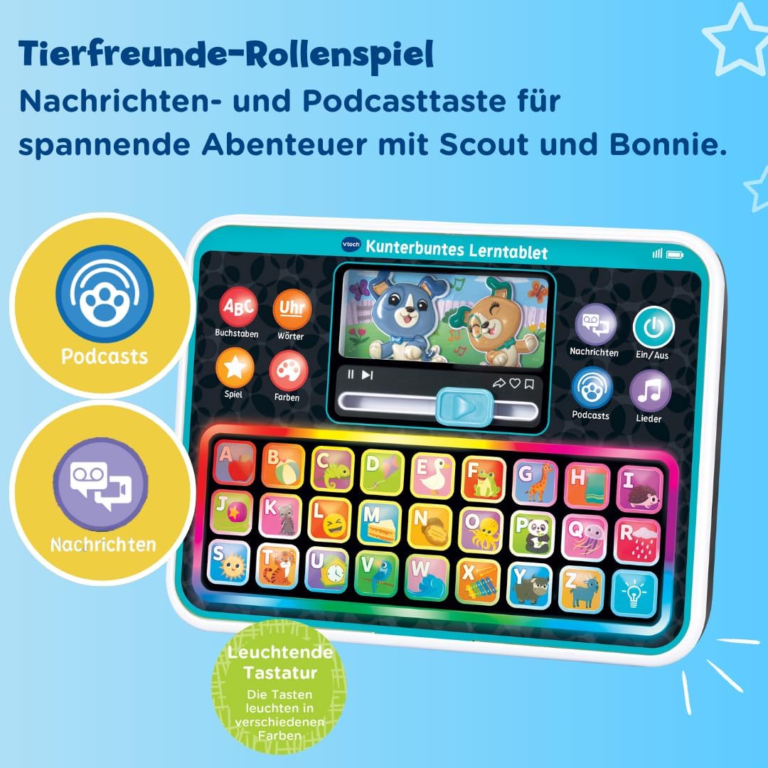 Kunterbuntes Lerntablet