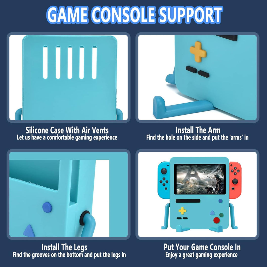 Ständer für Nintendo Switch Zubehör, Cartoon Niedlich, Spiele Console Cover Schutzhülle für Switch P