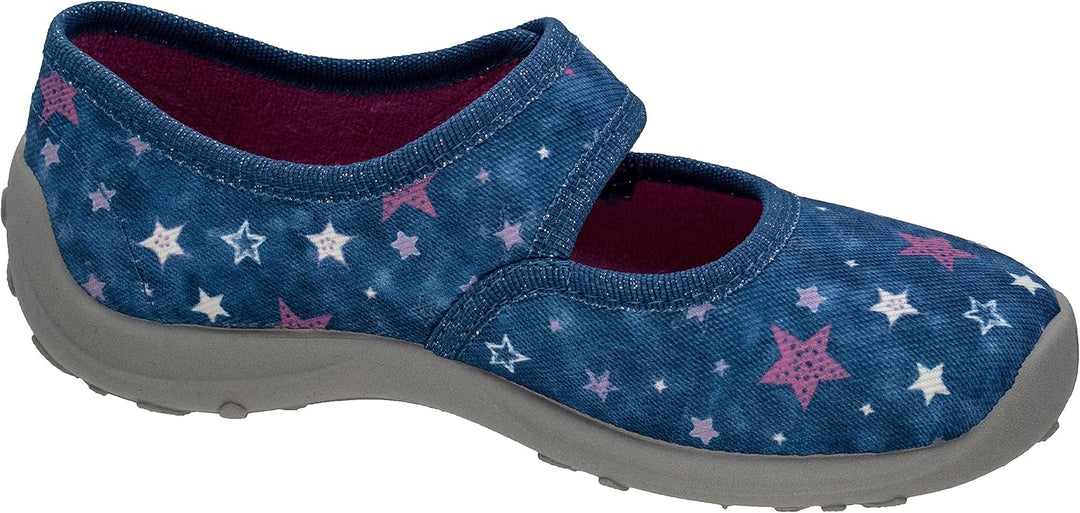 Fischer Mädchen Boogy Hausschuh 25 EU Blau, 25 EU Blau