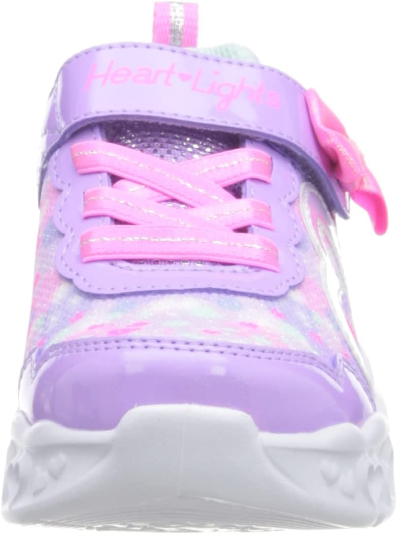 Skechers Mädchen Twinkle Sparks Ice DreamsicleSneaker 24 EU Lavender Textile Hot Pink Trim, 24 EU La