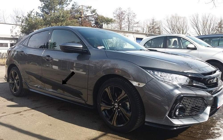 Spangenberg Seitenschutzleisten schwarz passend für Honda Civic X Schrägheck 5-Türer 10. Generation