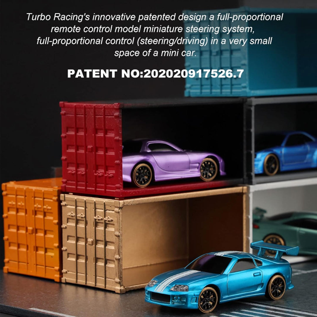 FLYCOLOR Turbo Racing C61 1:76 Skala Drift RC Auto mit Gyro Mini Full Proportional RTR 2.4GHZ Fernbe