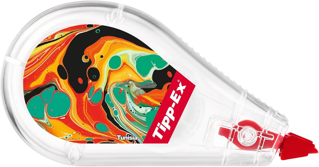 Tipp-Ex Korrekturroller Mini Pocket Mouse, 6m x 5mm, 10er Pack, Bedrucktes Design, Ideal für das Bür