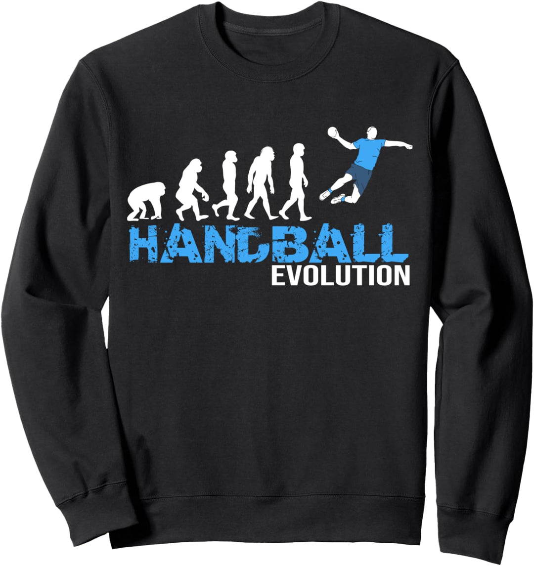 Evolution Handballer Geschenk Handball Handballspieler Sweatshirt