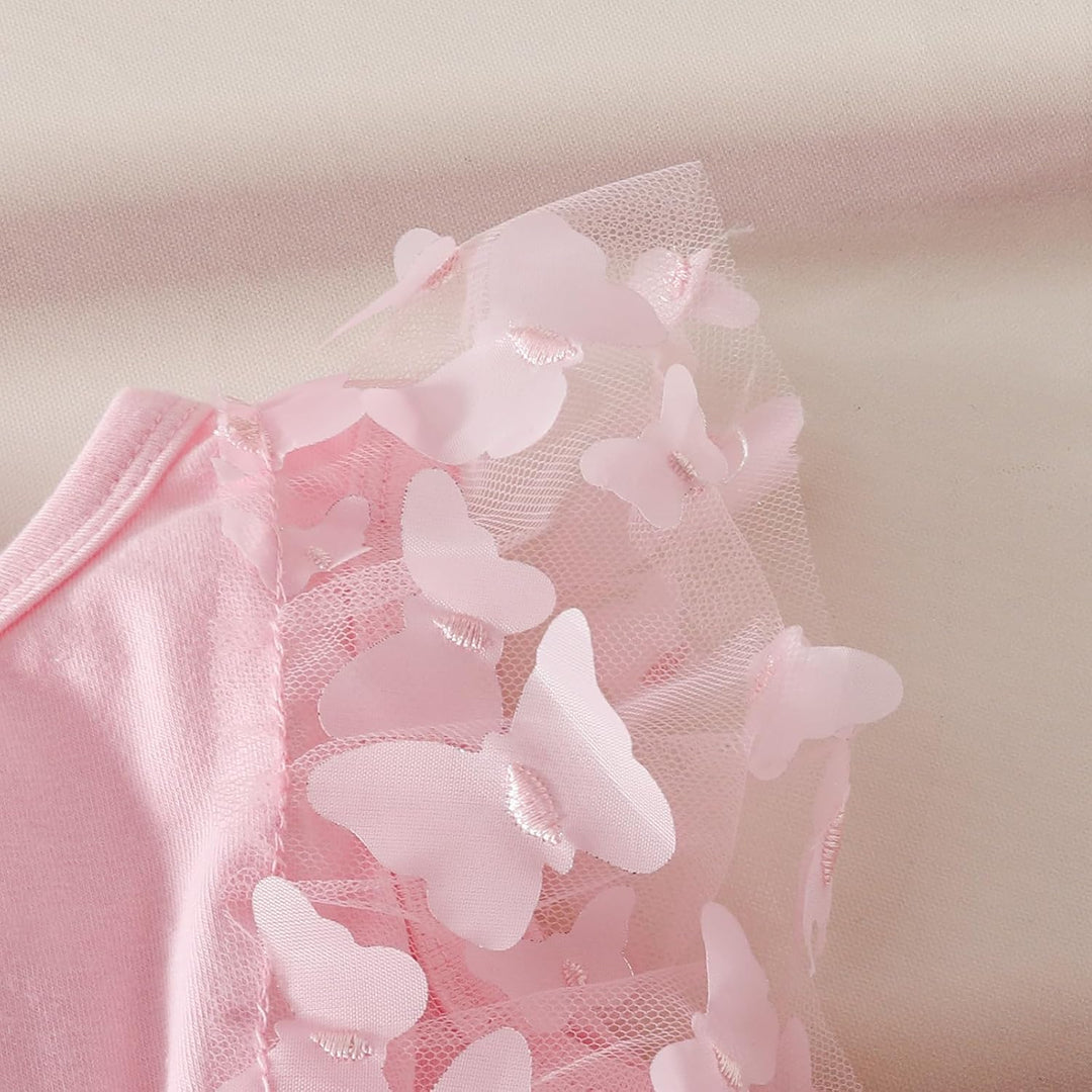 Babykleidung für Neugeborene Mädchen Gerüschtes Kleid mit Blumendruck Sommer Outfits Süsses Schleife