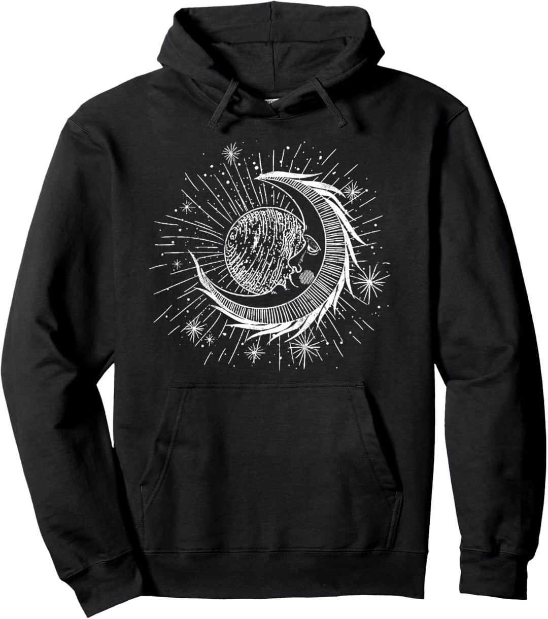 Boho Mond Sonne Astrologie Geschenk Pullover Hoodie