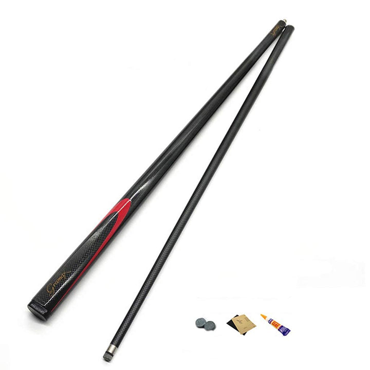 MENG Der Wear-Resistantmadebilliard-Pool-Cue 1/2 Abschnitt Handcraft Snooker-Cue, Kohlefaser-Pool-Cu