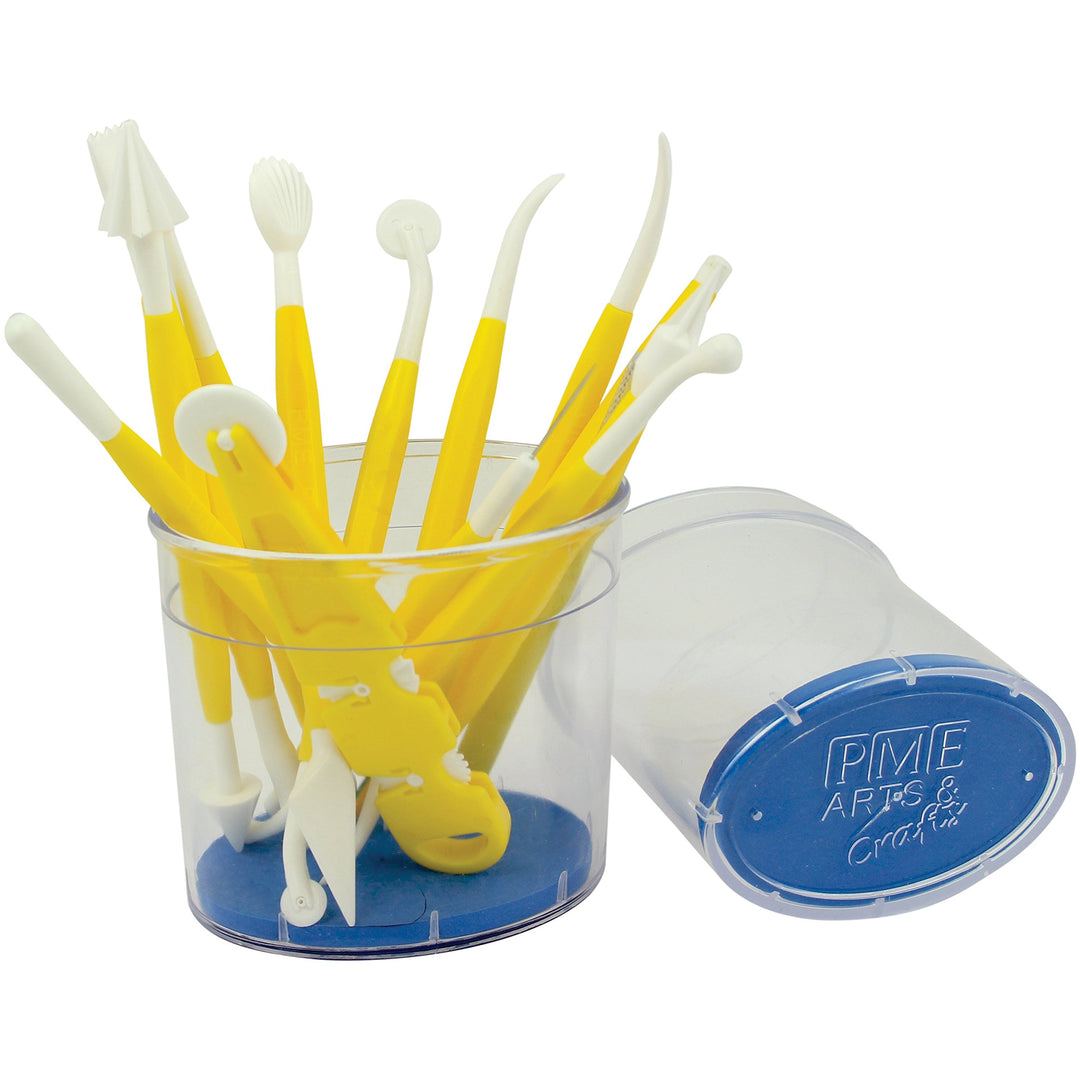 PME TC606 Werkzeugkiste, Sortiment, 14-teilig, Kunststoff, Yellow, cm, 15 x 1 x 1 cm, 14 Einheiten
